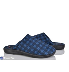 Тапки чоловічі на весну/осінь (6 пар р.40-45) синій  "LUXORIS"