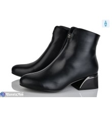 Черевики жіночі на весну/осінь (6 пар р.36-40) чорний  "MARADONA"