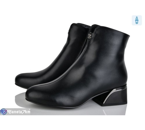 Черевики жіночі на весну/осінь (6 пар р.36-40) чорний  "MARADONA"