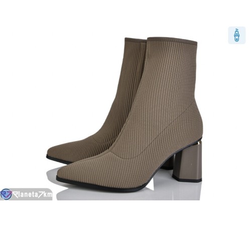 Черевики жіночі на весну/осінь (6 пар р.35-40) коричневий  "MARADONA"