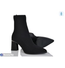 Черевики жіночі на весну/осінь (6 пар р.35-40) чорний  "MARADONA"