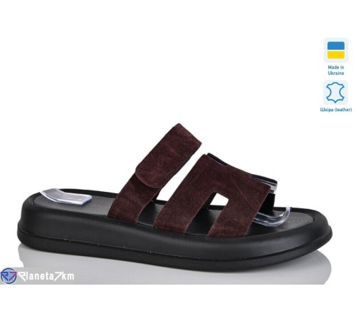 Шлепки жіночі на літо (6 пар р.36-40) бордовий  "LIKA"