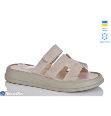 Шлепки жіночі на літо (6 пар р.36-40) бежевий  "LIKA"