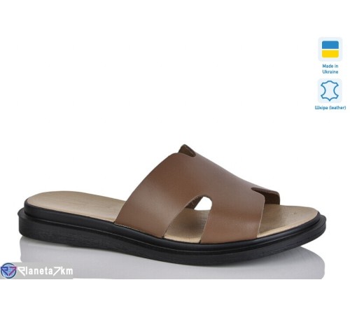 Шлепки жіночі на літо (6 пар р.36-40) коричневий  "LIKA"
