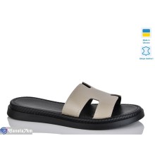 Шлепки жіночі на літо (6 пар р.37-41) коричневий  "LIKA"