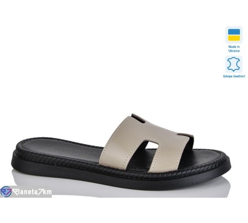 Шлепки жіночі на літо (6 пар р.37-41) коричневий  "LIKA"