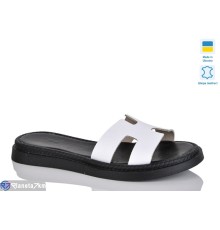 Шлепки жіночі на літо (6 пар р.37-41) білий  "LIKA"