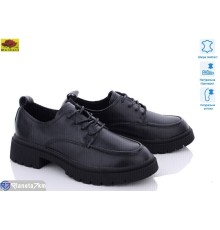 Туфлі жіночі на весну/осінь (6 пар р.36-40) чорний  "Mei De Li"