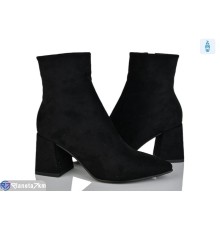 Черевики жіночі на весну/осінь (6 пар р.35-39) чорний  "MARADONA"