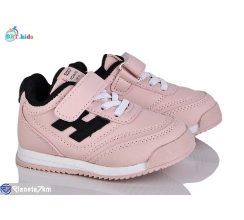 Дитячі кросівки на весну/осінь (8 пар р.21-26) рожевий  "BBT"