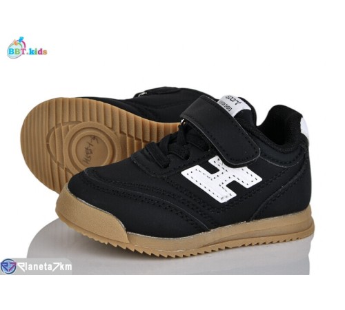 Дитячі кросівки на весну/осінь (8 пар р.21-26) чорний  "BBT"