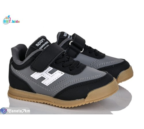 Дитячі кросівки на весну/осінь (8 пар р.26-31) сірий  "BBT"