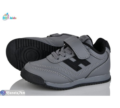 Дитячі кросівки на весну/осінь (8 пар р.26-31) сірий  "BBT"