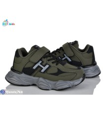 Дитячі кросівки на весну/осінь (8 пар р.32-37) зелений  "BBT"