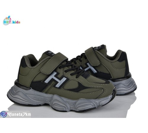 Дитячі кросівки на весну/осінь (8 пар р.32-37) зелений  "BBT"