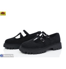 Туфлі жіночі на весну/осінь (8 пар р.36-40) чорний  "Mei De Li"