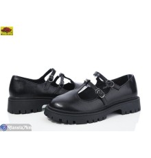 Туфлі жіночі на весну/осінь (8 пар р.36-40) чорний  "Mei De Li"