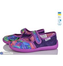 Тапки дитячі на весну/осінь (6 пар р.28-29) фіолетовий  "LUXORIS"