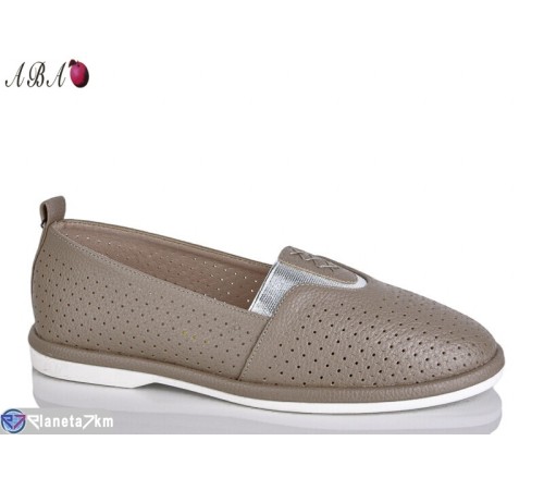 Туфлі жіночі на весну/осінь (8 пар р.36-41) коричневий  "Aba"