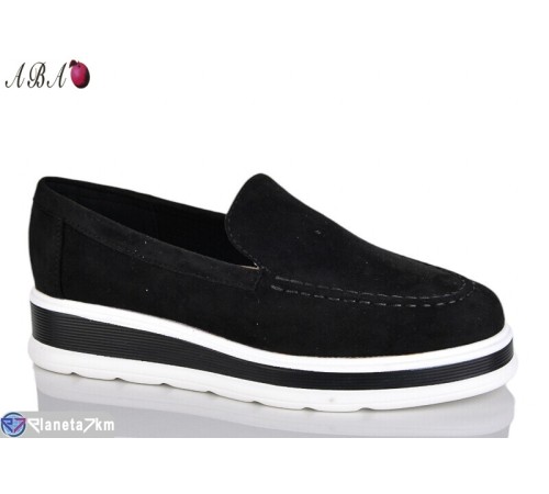 Туфлі жіночі на весну/осінь (8 пар р.36-41) чорний  "Aba"