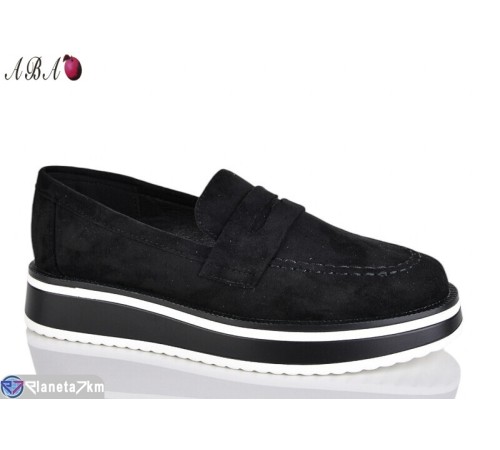 Туфлі жіночі на весну/осінь (8 пар р.36-41) чорний  "Aba"