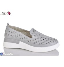 Туфлі жіночі на весну/осінь (8 пар р.36-41) сірий  "Aba"