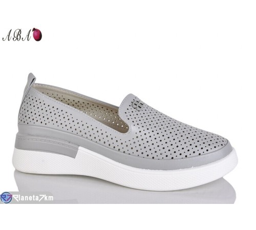 Туфлі жіночі на весну/осінь (8 пар р.36-41) сірий  "Aba"