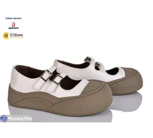 Дитячі туфлі на весну/осінь (7 пар р.31-37) бежевий  "BELIES-D"