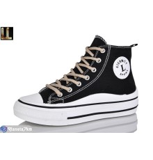 Кеди на весну/осінь (8 пар р.37-41) чорний  "Lilin"