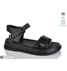 Босоніжки жіночі на літо (6 пар р.36-40) чорний  "LIKA"