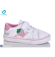 Дитячі кросівки на весну/осінь (8 пар р.25-30) білий  "Comfort-baby"