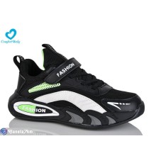 Дитячі кросівки на весну/осінь (7 пар р.35-39) чорний  "Comfort-baby"