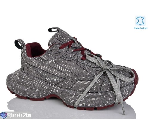 Кросівки жіночі на весну/осінь (6 пар р.36-41) сірий  "TETRAST"