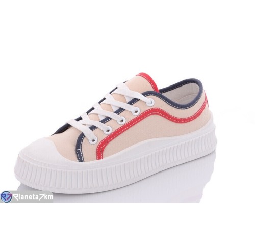 Кеди жіночі на весну/осінь (8 пар р.36-41) бежевий  "LAIFA"