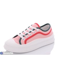 Кеди жіночі на весну/осінь (8 пар р.36-41) рожевий  "LAIFA"