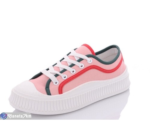 Кеди жіночі на весну/осінь (8 пар р.36-41) рожевий  "LAIFA"