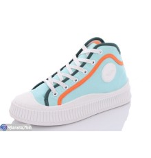 Кеди жіночі на весну/осінь (8 пар р.36-41) блакитний  "LAIFA"