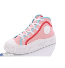 Кеди жіночі на весну/осінь (8 пар р.36-41) рожевий  "LAIFA"