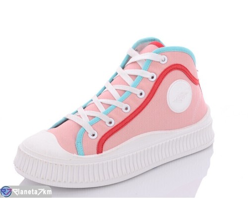 Кеди жіночі на весну/осінь (8 пар р.36-41) рожевий  "LAIFA"