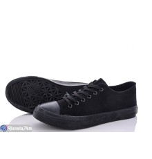 Кеди жіночі на весну/осінь (8 пар р.36-41) чорний  "LAIFA"