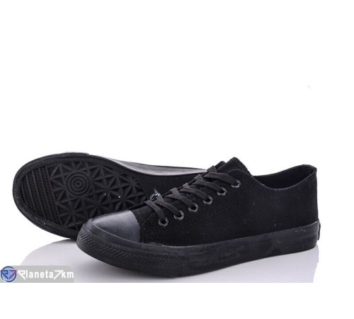 Кеди жіночі на весну/осінь (8 пар р.36-41) чорний  "LAIFA"