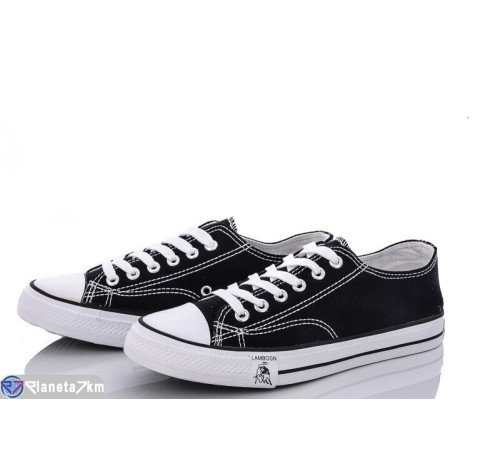 Кеди жіночі на весну/осінь (8 пар р.36-41) чорний  "LAIFA"