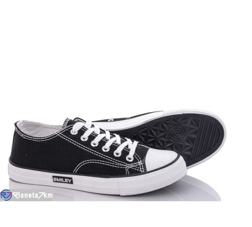 Кеди жіночі на весну/осінь (8 пар р.36-41) чорний  "LAIFA"