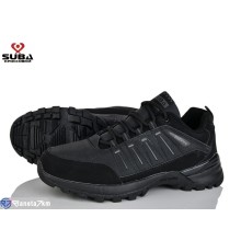 Кросівки чоловічі на весну/осінь (8 пар р.41-46) чорний  "SUBA"