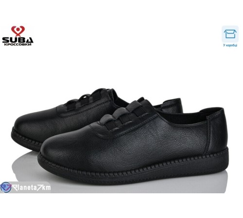 Туфлі жіночі на весну/осінь (8 пар р.37-42) чорний  "SUBA"
