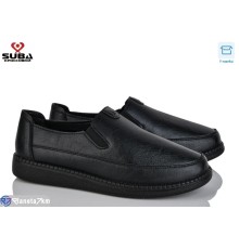 Туфлі жіночі на весну/осінь (8 пар р.37-42) чорний  "SUBA"