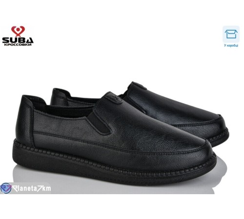 Туфлі жіночі на весну/осінь (8 пар р.37-42) чорний  "SUBA"