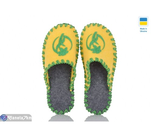Тапки жіночі на весну/осінь (9 пар р.36-41) жовтий  "Activ"