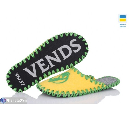 Тапки жіночі на весну/осінь (9 пар р.36-41) жовтий  "Activ"