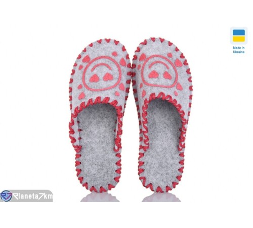 Тапки жіночі на весну/осінь (9 пар р.36-41) сірий  "Activ"